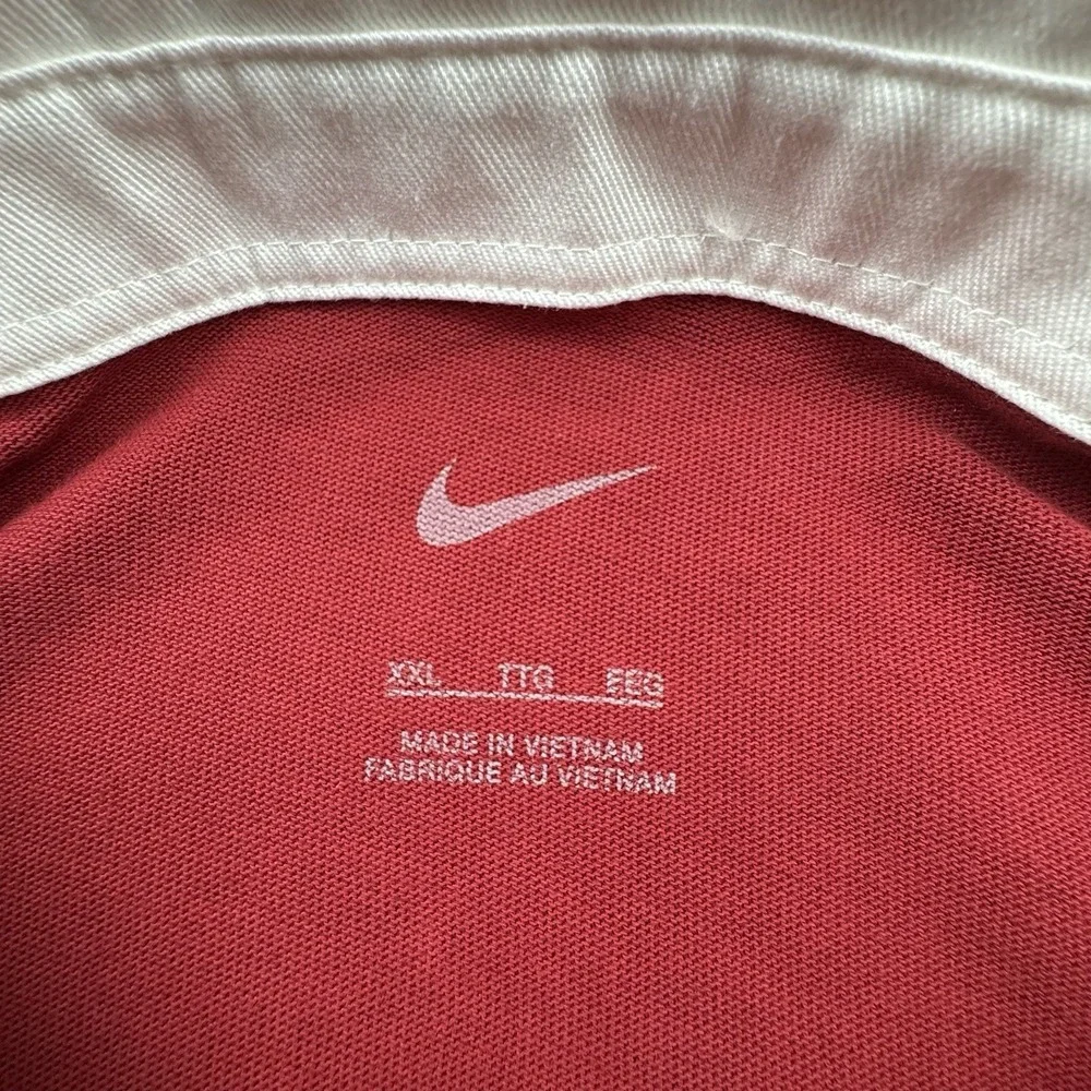 Oklahoma Sooners Nike Campus Collection Rugby Polo Shirt Size XXL Long Sleeve‎